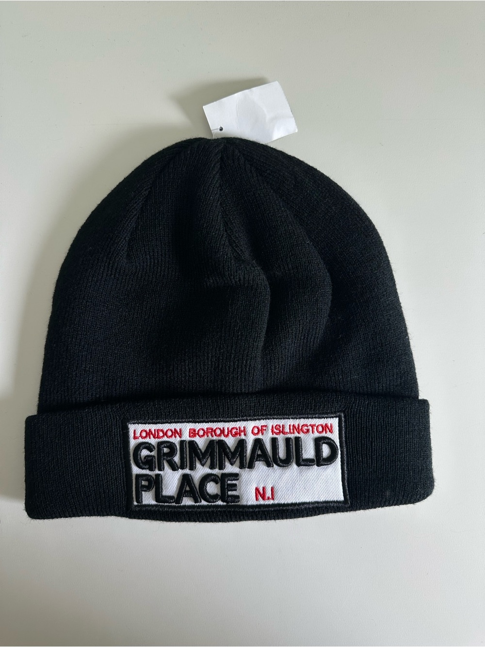Harry Potter Grimmauld Place Embroidered Black Beanie